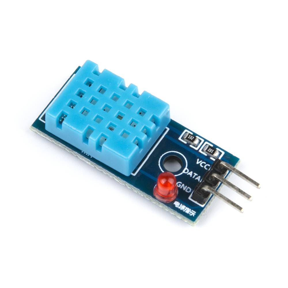 Модуль датчика температуры и влажности DHT11 со светодиодом